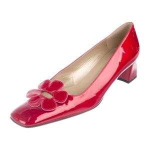 Stuart Weitzman Candy Apple Red Patent Shoes US 9